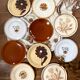 Mismatched antique plates