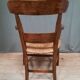 Rustic straw armchair