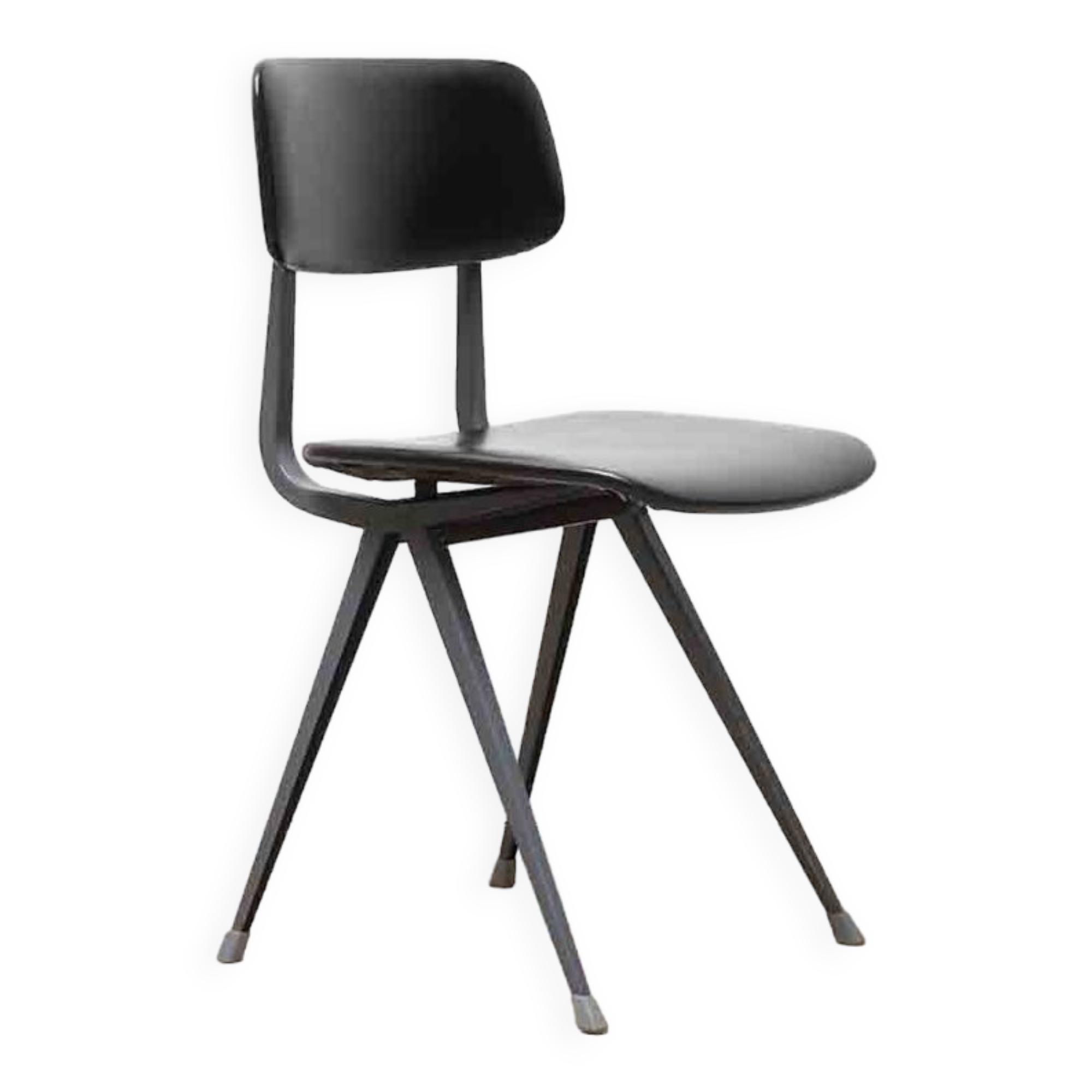 Chair "Result" Friso Kramer imitation leather black
