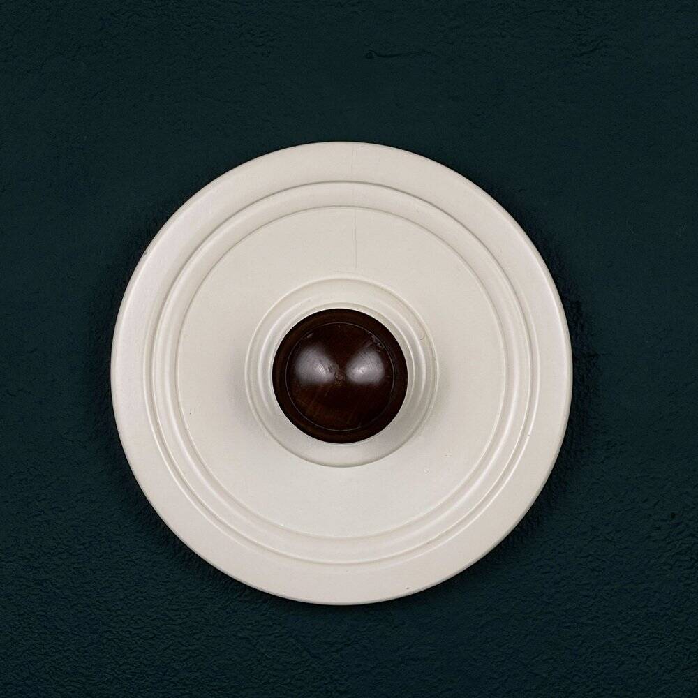 Wooden coat rack in Art Deco style, Italy, 1960s