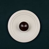 Wooden coat rack in Art Deco style, Italy, 1960s