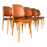 Series of 8 Pegase chairs by Baumann