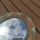Brass mirror