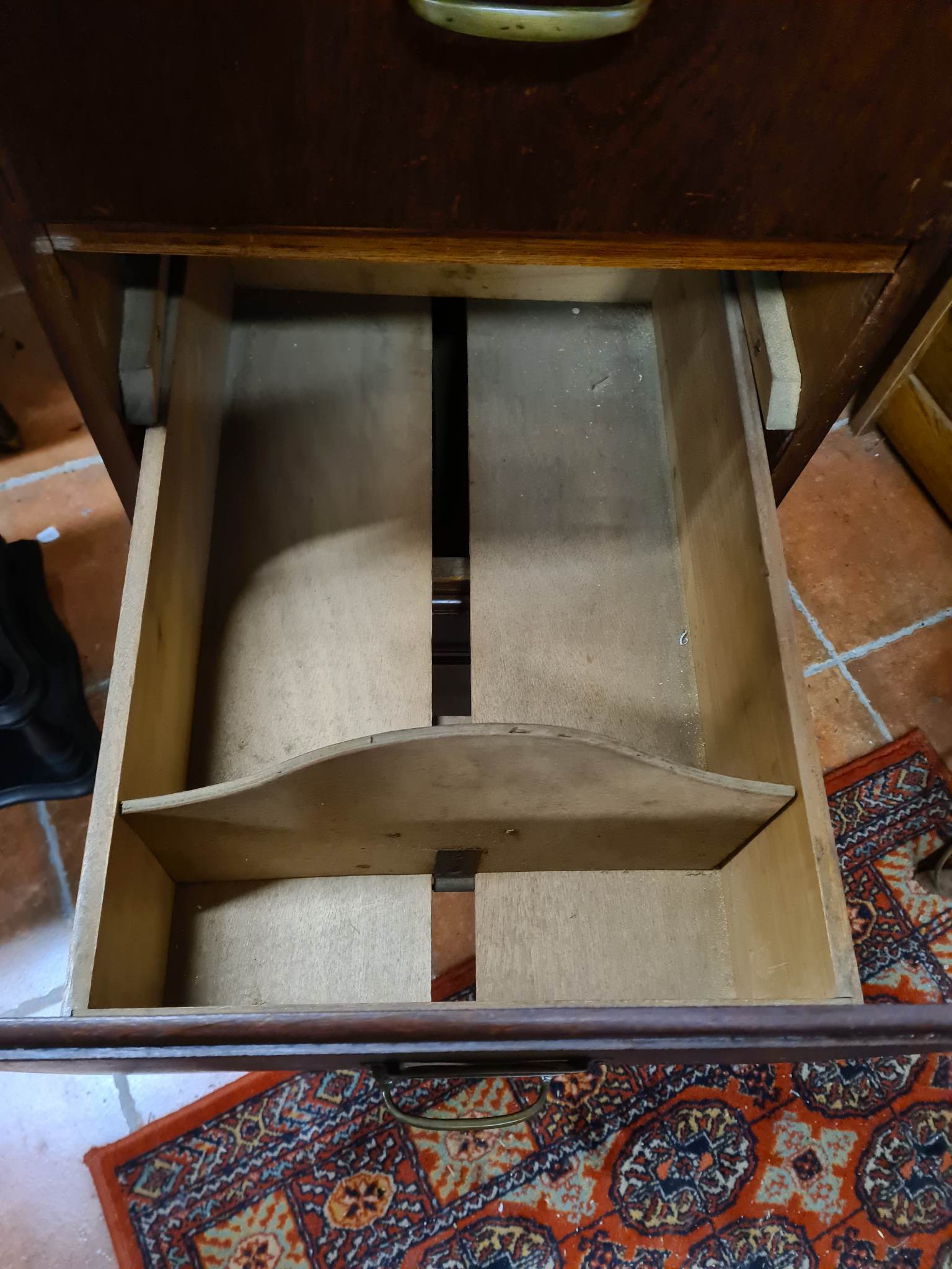 Oak drawer binders