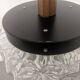 Square glass pendant light by Limburg, Germany circa 1970