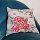 Coussin vintage fleuri