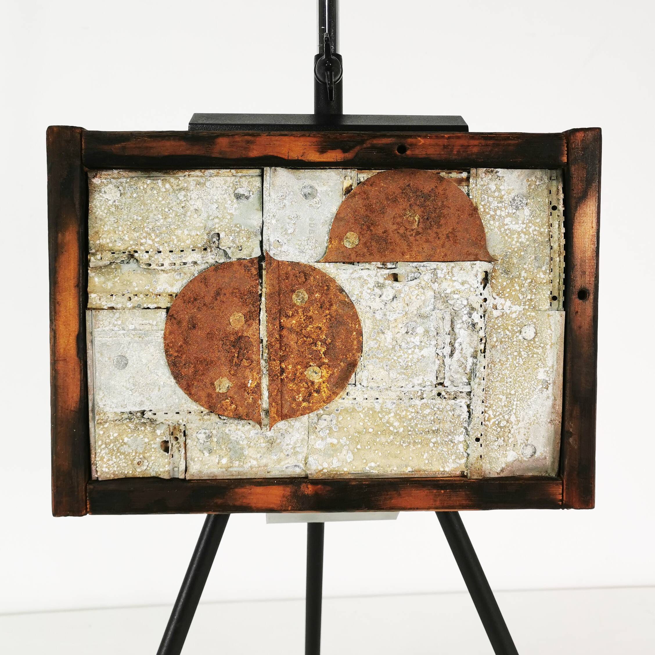 Peinture industrielle - collage, Danemark dans les années 1970.