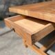 Table de ferme bois brut 200 cm