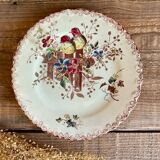 2 small Terre de fer “birds” plates