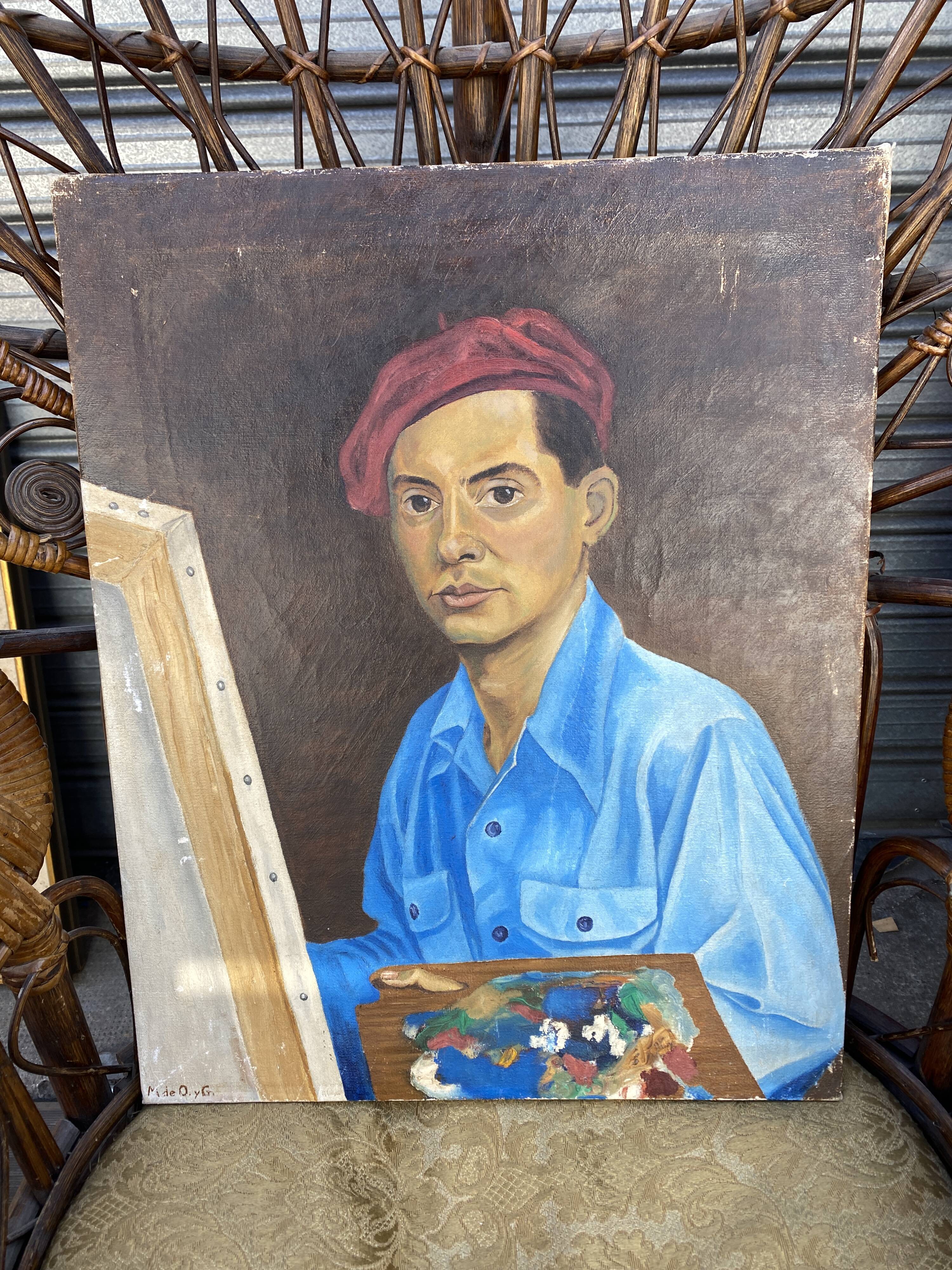 Portrait of a painter