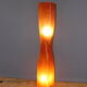 Orange fiberglass floor lamp design
