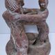 ceramic candlestick centrepiece terracotta patina