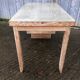 Bureau vintage en chêne lasuré à 3 tiroirs a caisson