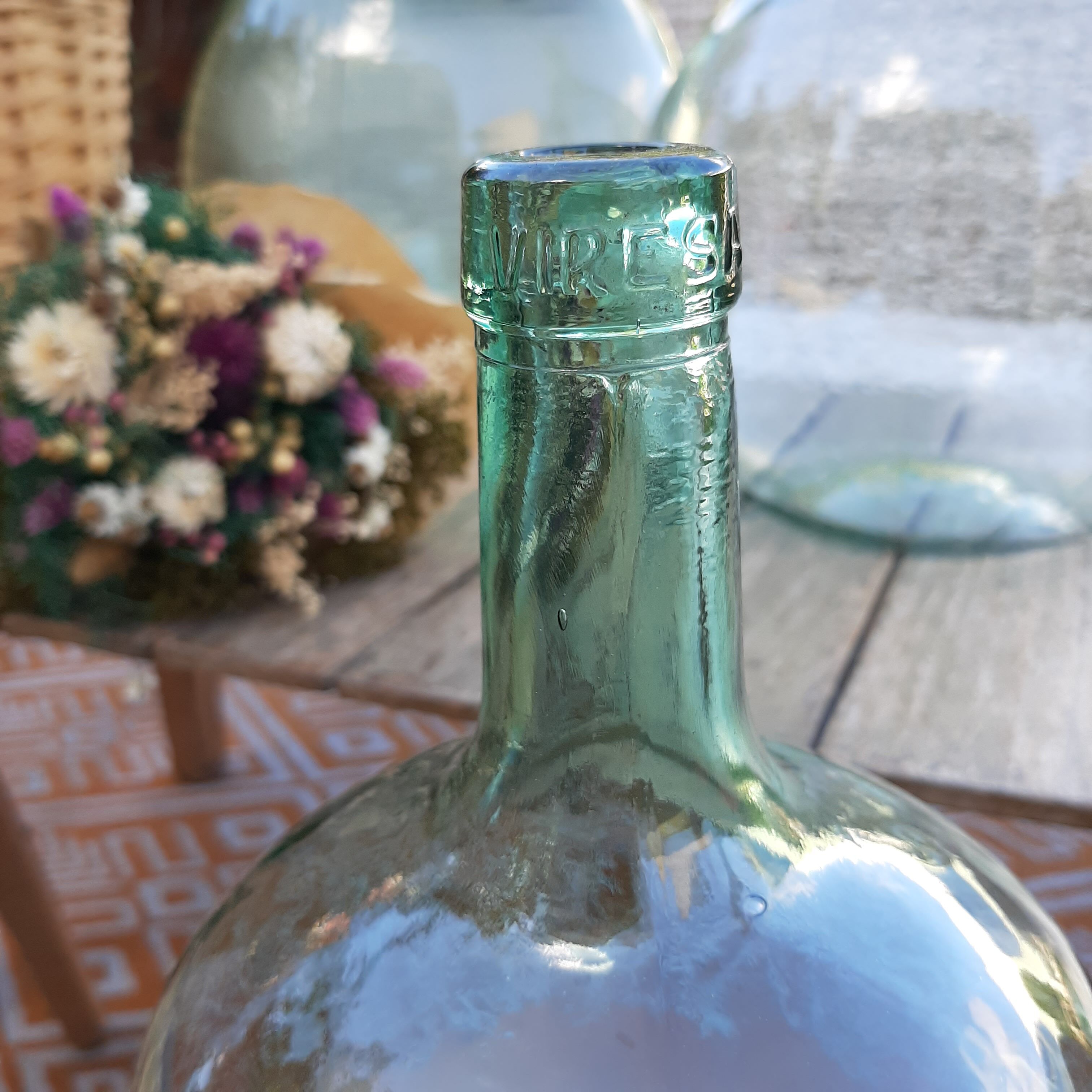 Demijohn green Viresa
