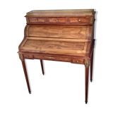 Old mahogany cylinder desk table dimension: height -112cm- width -90cm- depth -55cm