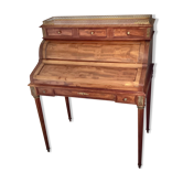 Old mahogany cylinder desk table dimension: height -112cm- width -90cm- depth -55cm
