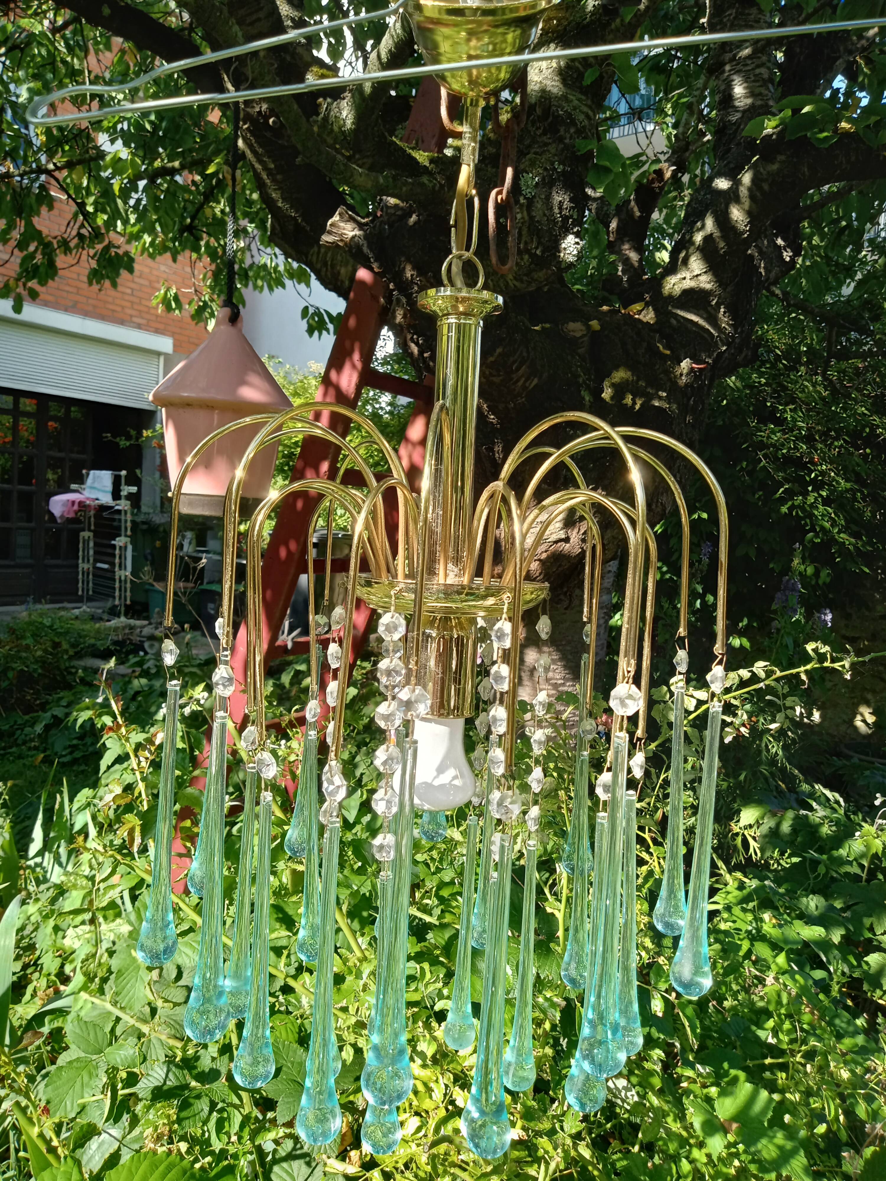 Lustre en Forme de Lärmes Murano Italie