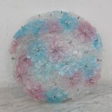 Lustre multicolore Murano Fleur par Seguso pour Venini, Italie, années 1960.