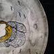 Ceramic Plate Youen Quimper Breton Decor Unique Piece Hand Painted 21,