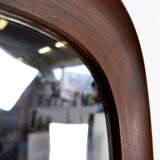 1960s Danish teak mirror H:73cm