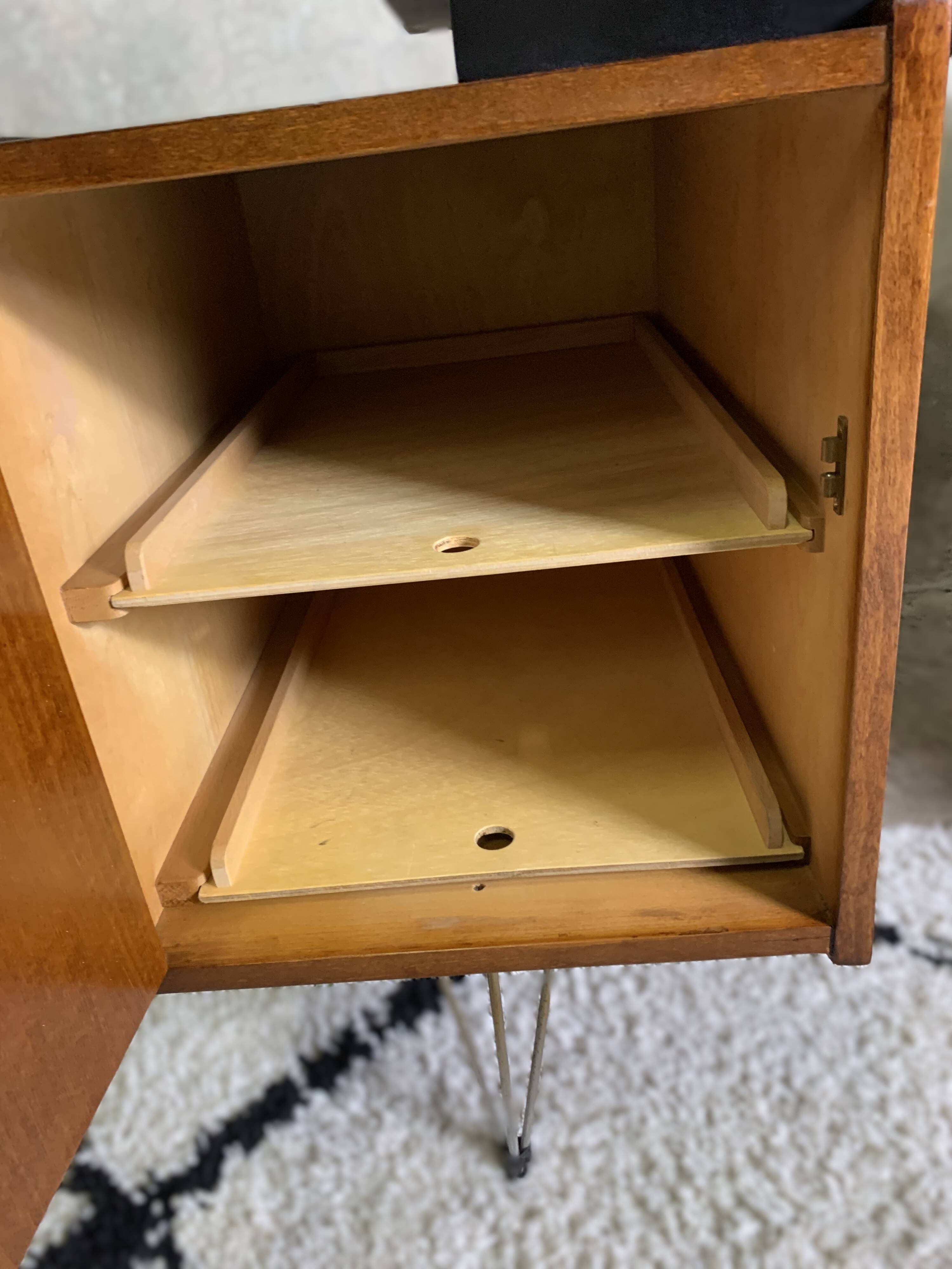 Desk With Hairpin Legs By Tijsseling For Tijsseling Nijkkerk, 1950
