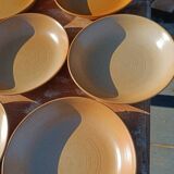 Deep stoneware plate