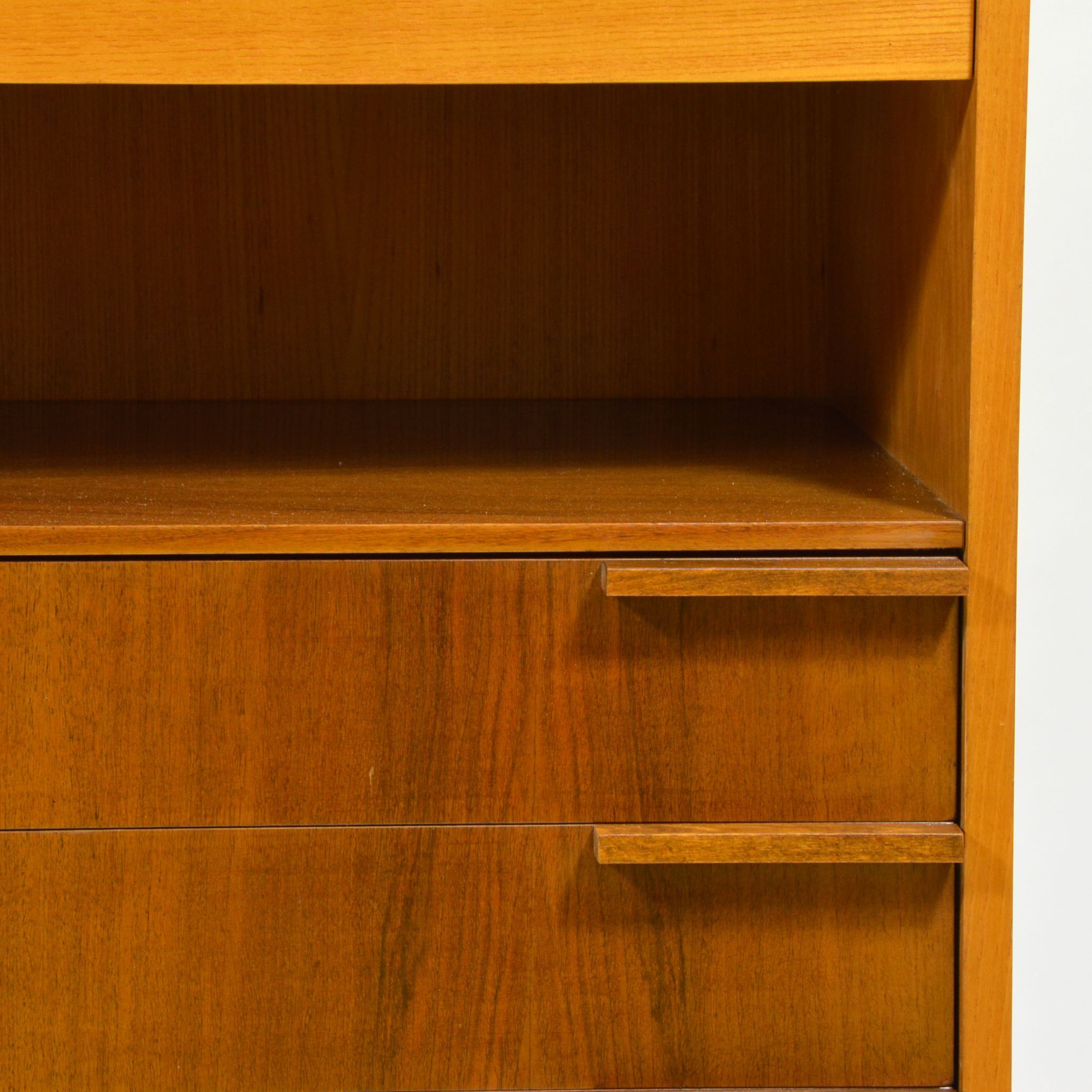 Cabinet in ash and walnut veneer by František Mezulánik - 1970s