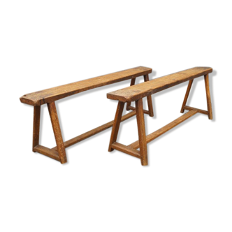 Primitive benches