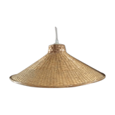 Suspension en rotin vintage
