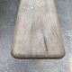 Pair of solid oak wood farmhouse benches 250cm rustic 1900