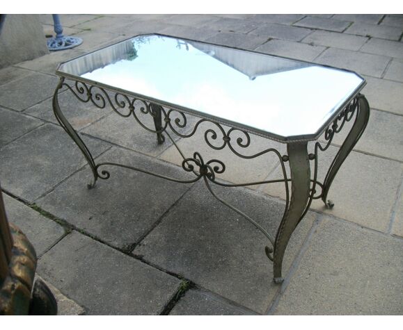 Wrought Iron Coffee Table Selency, Wrought Iron Coffee Table Outdoor