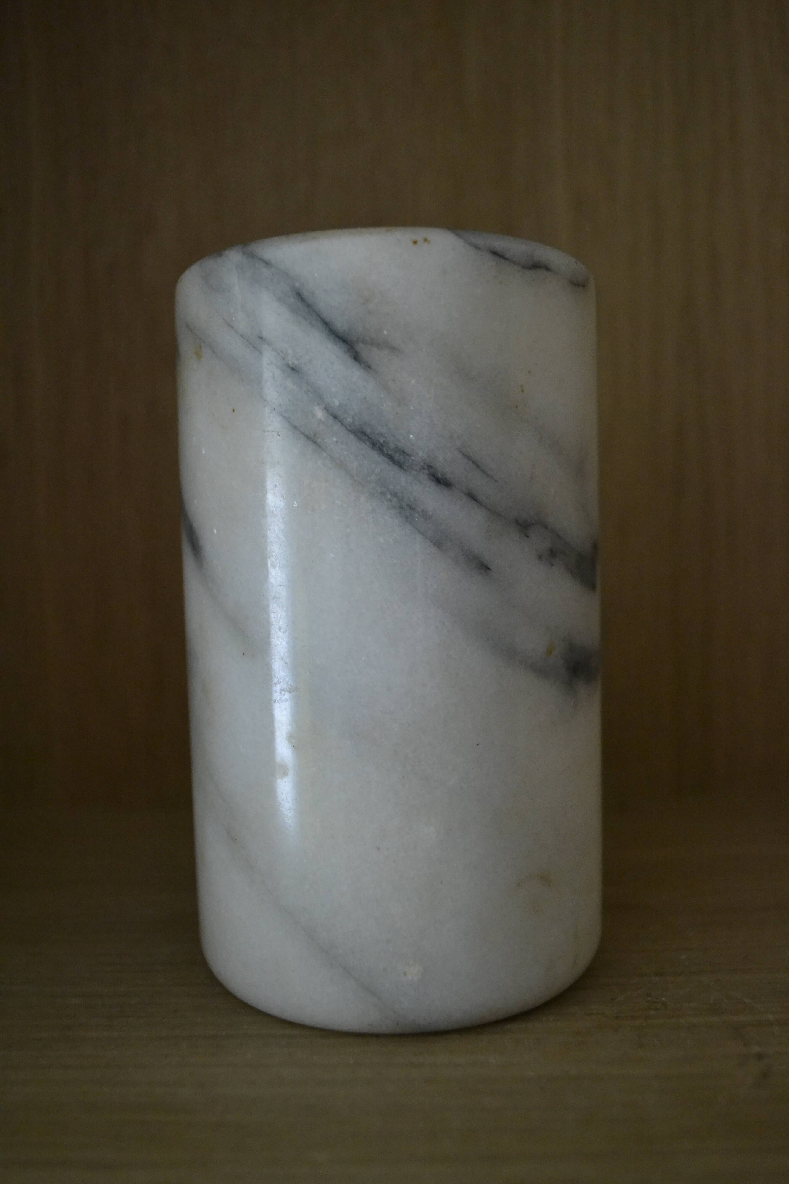 Marble pencil pot