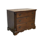 Late 19th century English oak chest of drawers