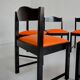 Set of 6 vintage Scandinavian chairs from the 1960s