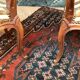 Pair of wooden chairs in Louis XV style Dufin 19th century stamp