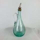 Farinelli Biot bubbled glass oil bottle