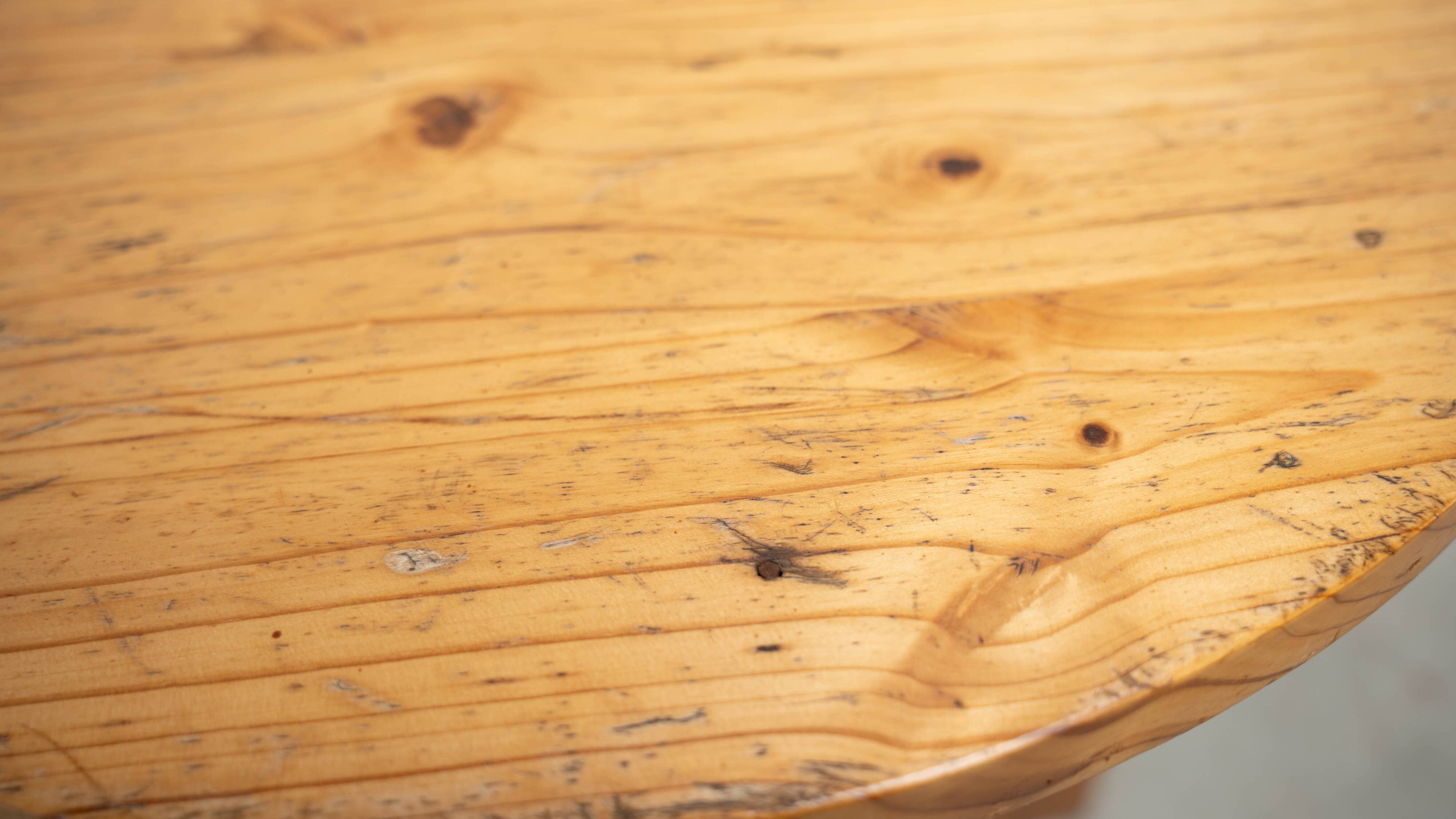 French pine side table