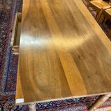 Walnut kitchen table with drawers