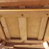 Table or desk, golden honey, curved legs