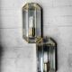 Set of geometric appliques metal 1970 s