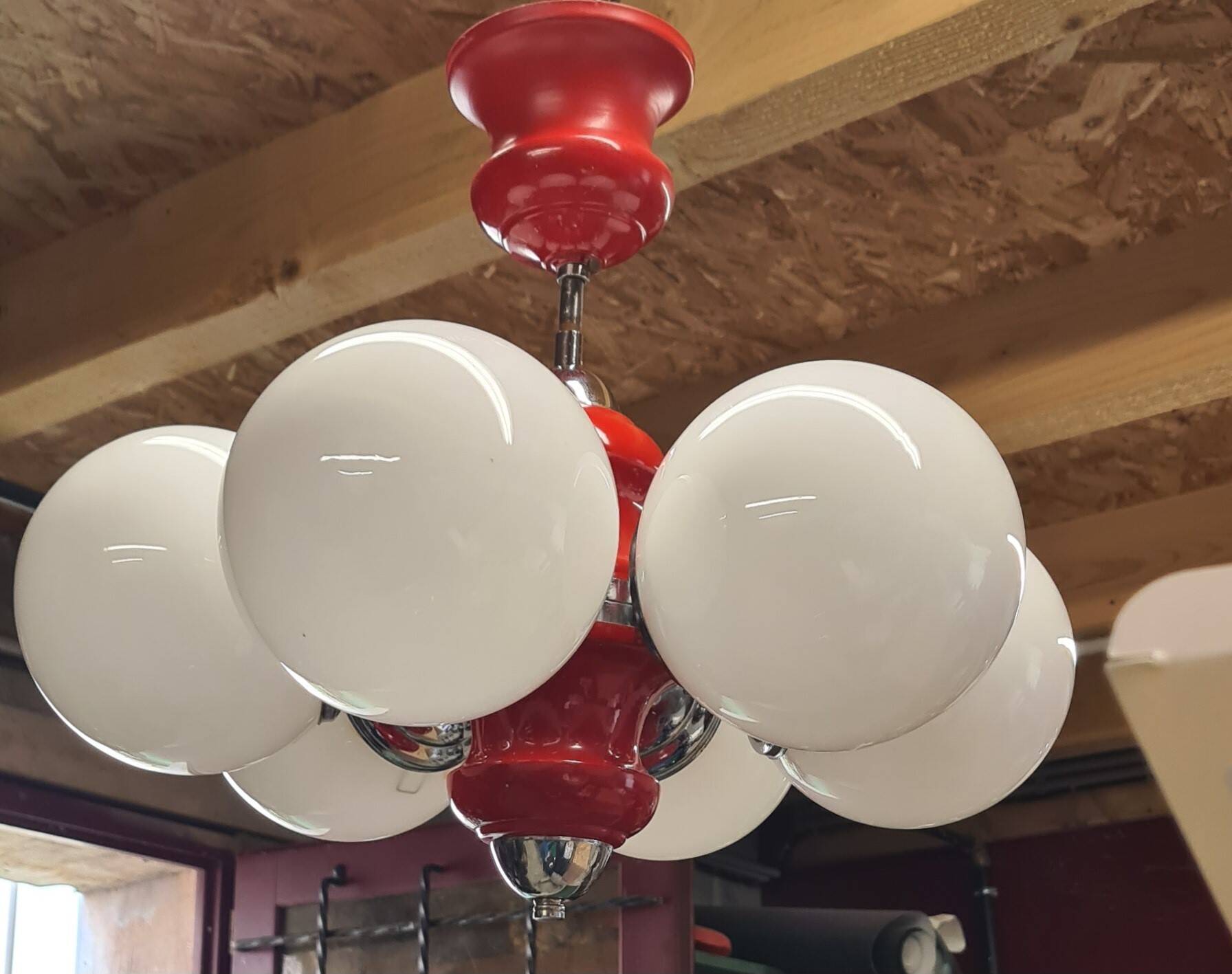 chandelier suspension design sputnik 1950 a70 space age stilnovo yes ball 37x40