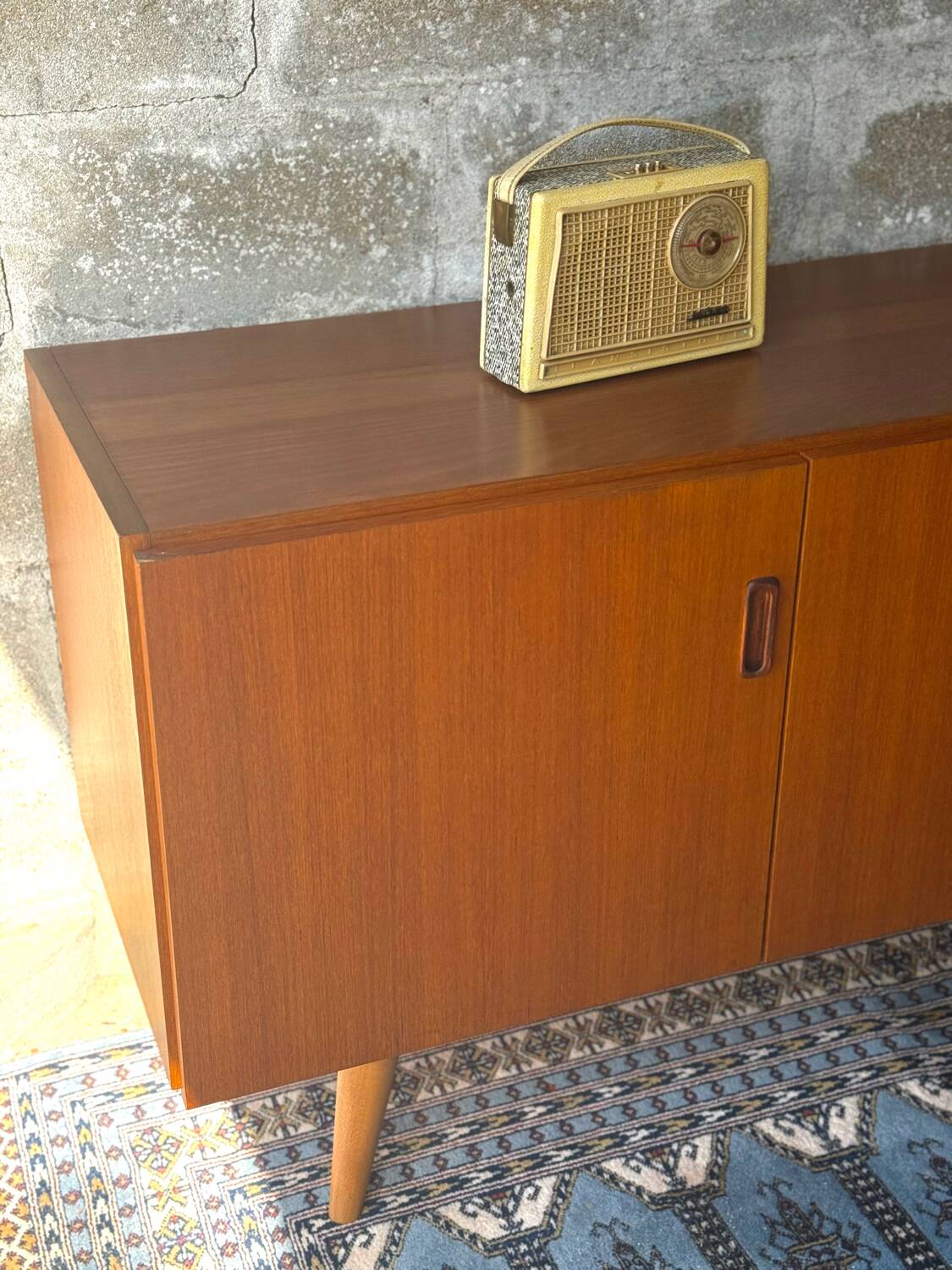 Enfilade scandinave vintage en teck, 1970