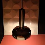 Chrome space age pendant lamp