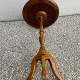 Vintage tripod pedestal table