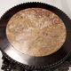 China, 19th century ironwood and marble pedestal coffee table