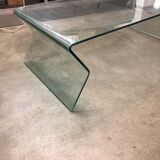 Glass coffee table