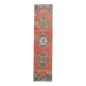 Couloir oriental turc vintage des années 1970, noué à la main, 83x352.