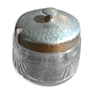 Glass sugar bowl
