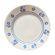 Set of 4 flat plates small flowers