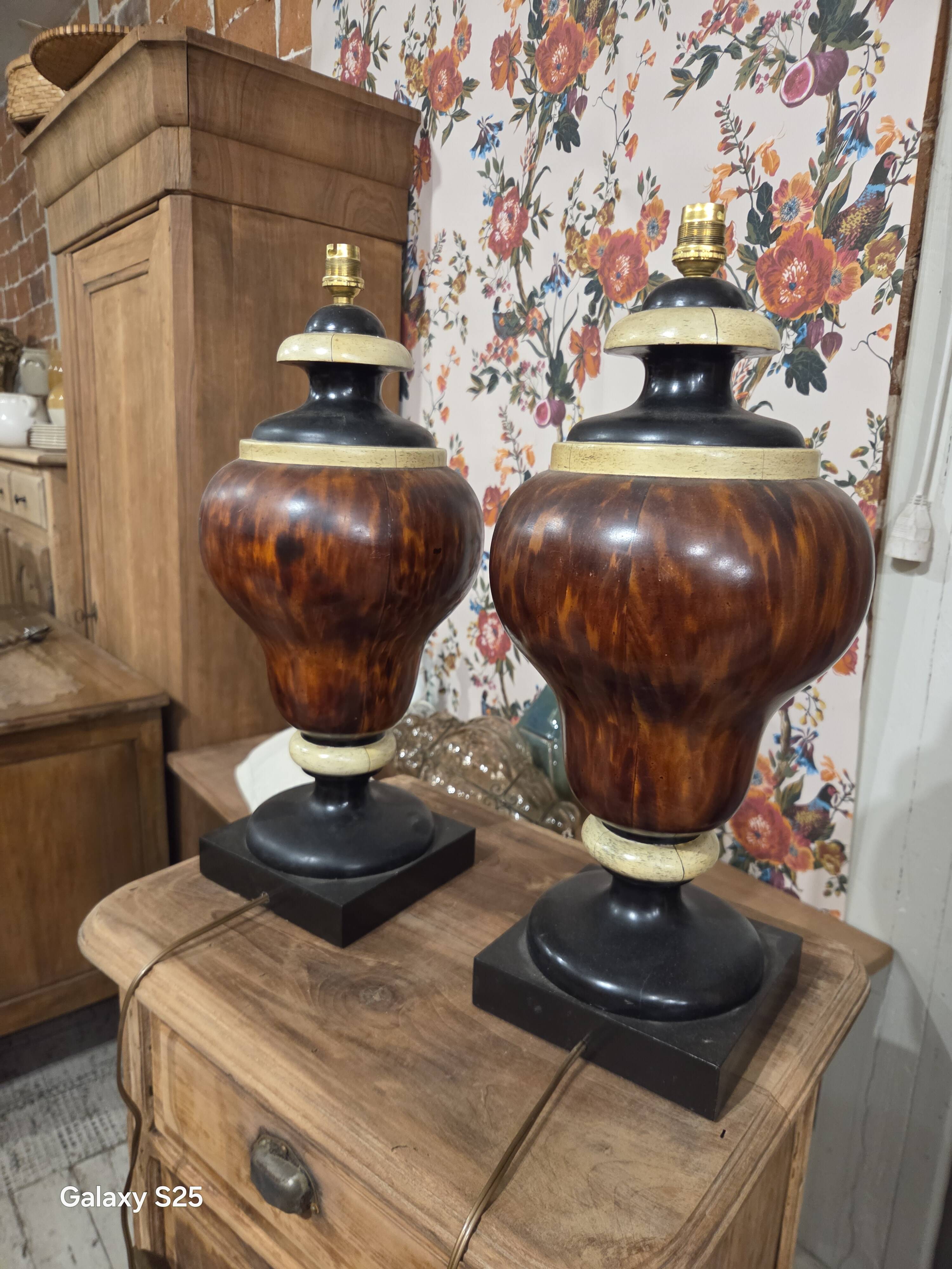 wooden medical lamps